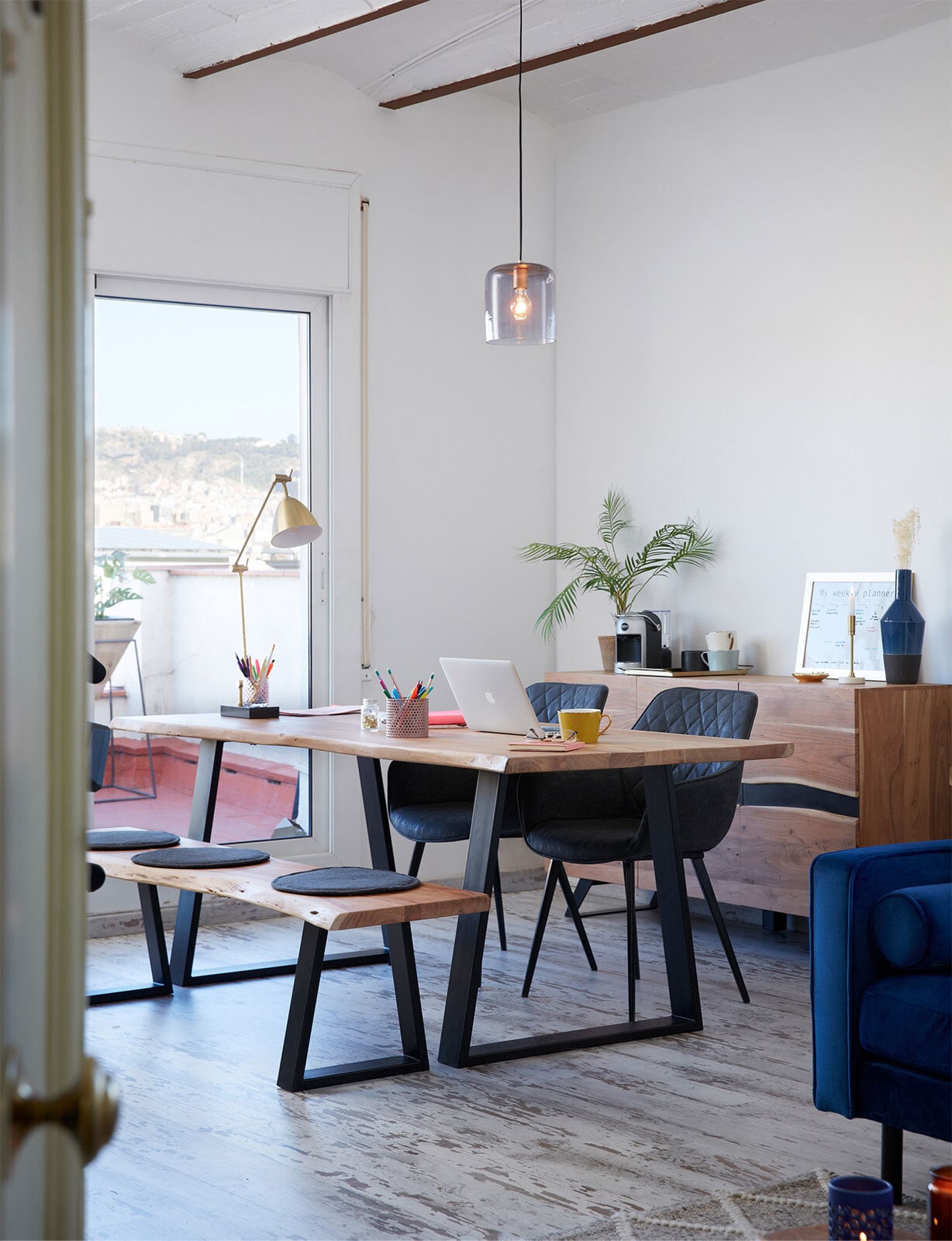 Kave Home Esstisch ALAIA 220 x 100 cm Akazie massiv