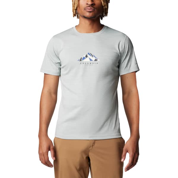 T-shirt randonnée COLUMBIA ZERO RULES M GRPH SS SHIRT COLUMBIA GREY HEATHER/ROCKY RANGE