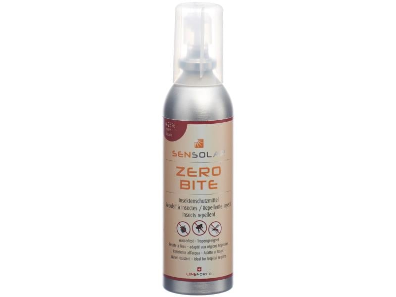SENSOLAR Insektenschutz-Spray Zero Bite 75 ml Wasserfester Insektenrepellent