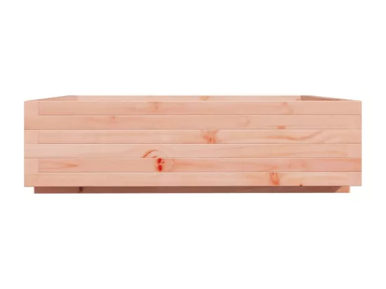 Jardinière bac lit surélevé bois marron 90 x 90 x 45438 cm 02_0038050