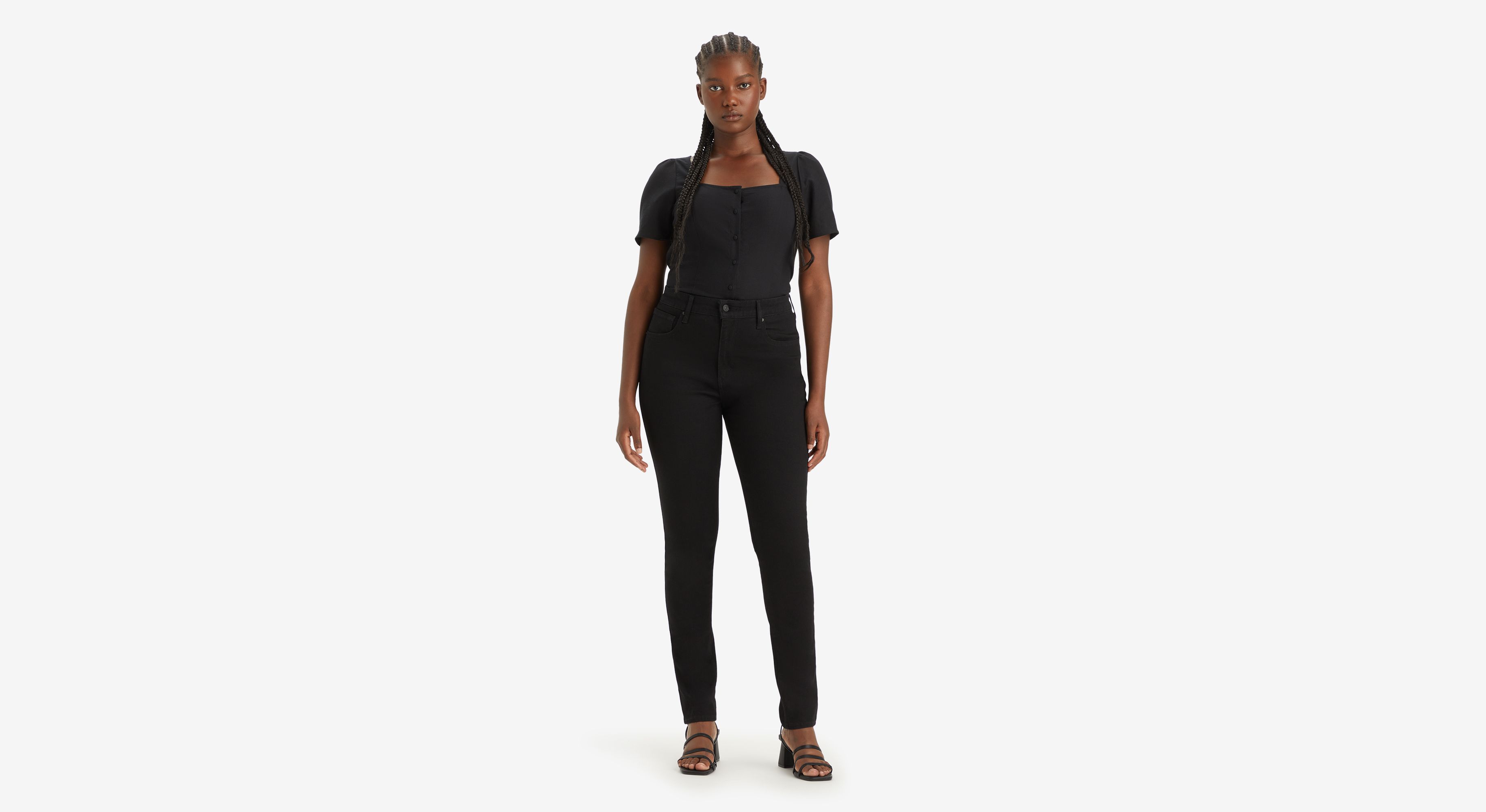 Jean Skinny taille haute 721™ - Stonewashed Black - Noir