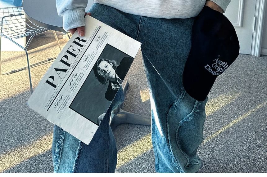 SeoulPop - Losse hoodie met hartprint en letters