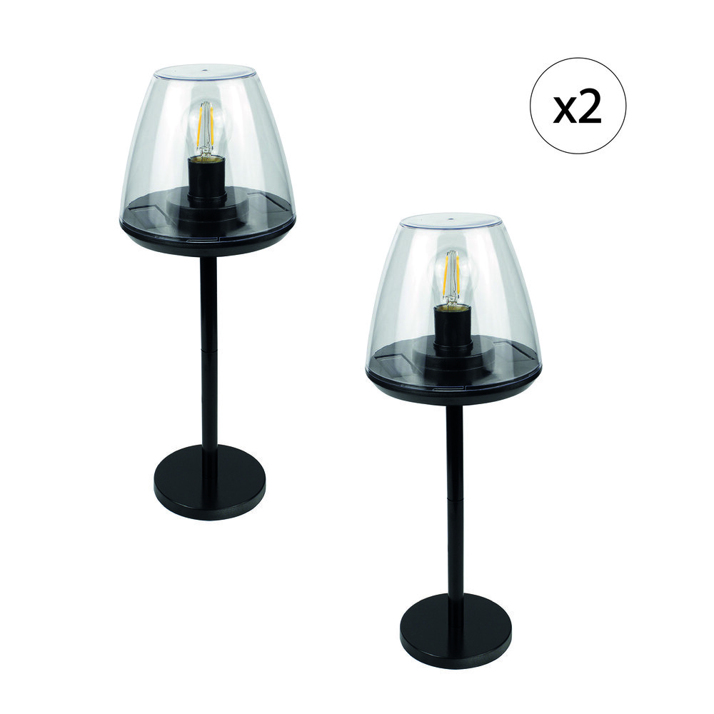 Solar lamp one - pack de 2 lampes
