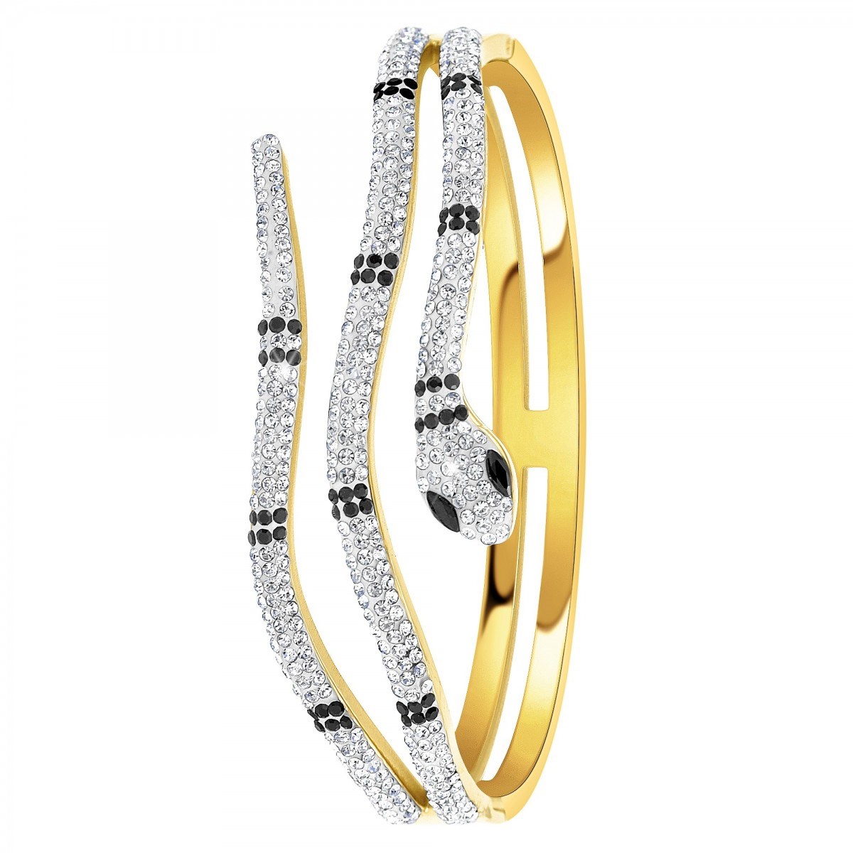 Bracelet serpent en acier inoxydable par SC Bohème