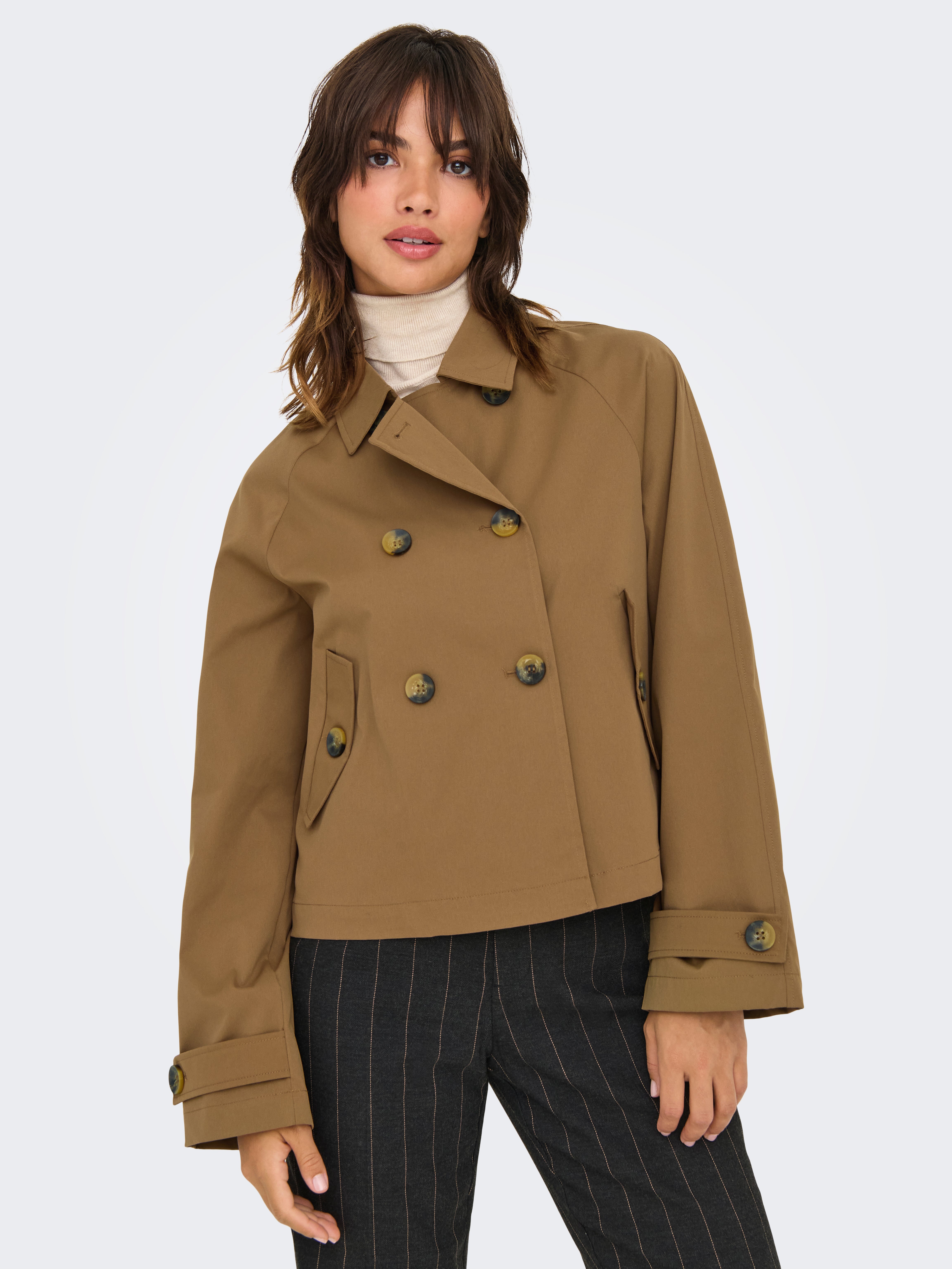 ONLAPRIL Trenchcoat Toasted Coconut