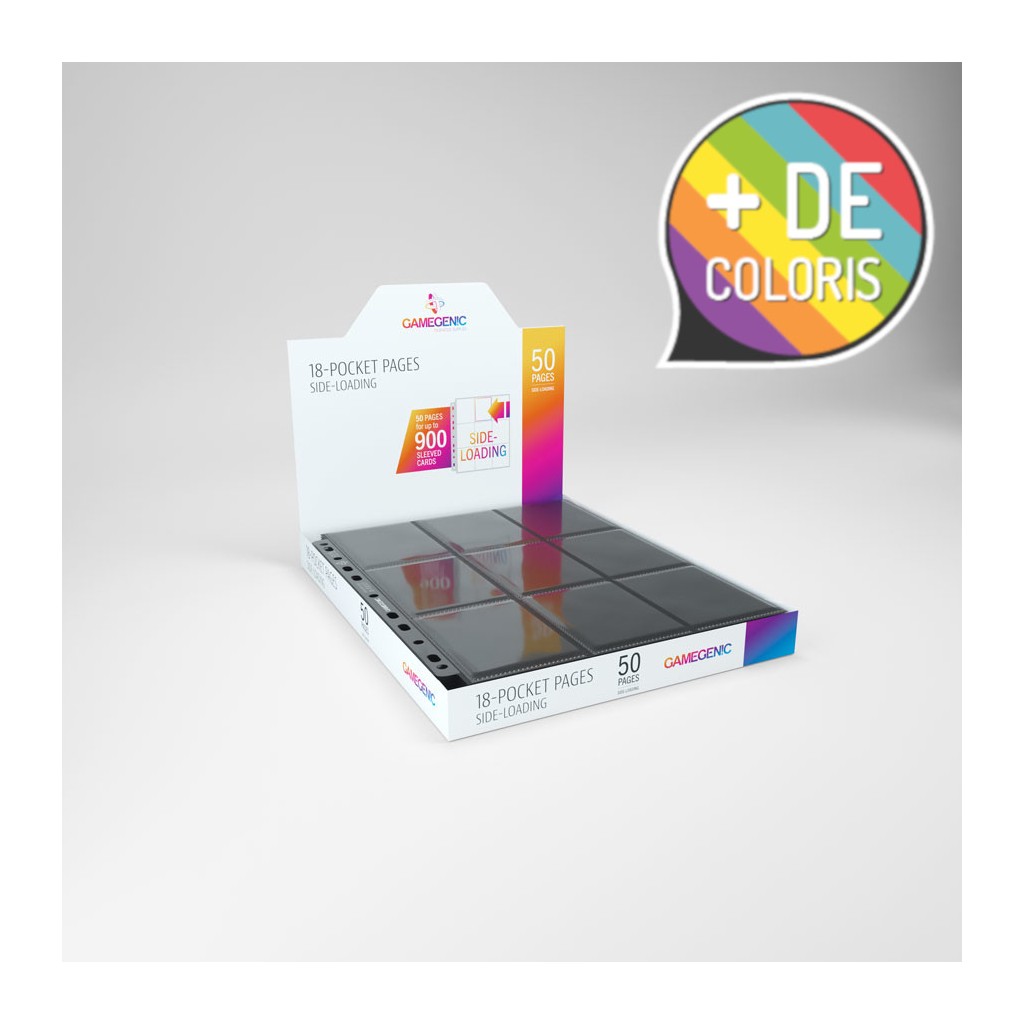 Gamegenic - Sideloading 18-Pocket Pages DISPLAY
