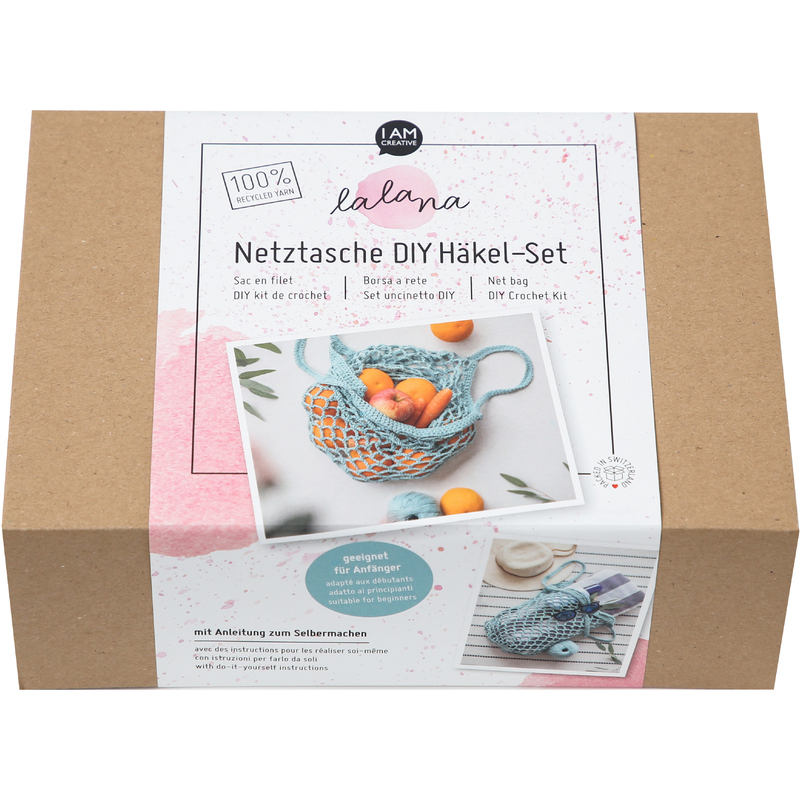 I AM CREATIVE Makramee-Set, Netztasche