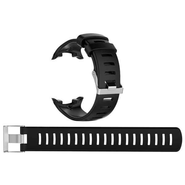 INF Klokkereim til Suunto D4 / D4i Novo med 2 forskjellige lengder Sort