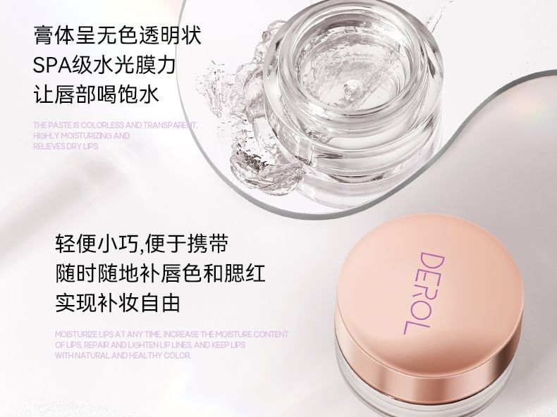 DEROL - Transparante lippen en blush Glazige multibalsem