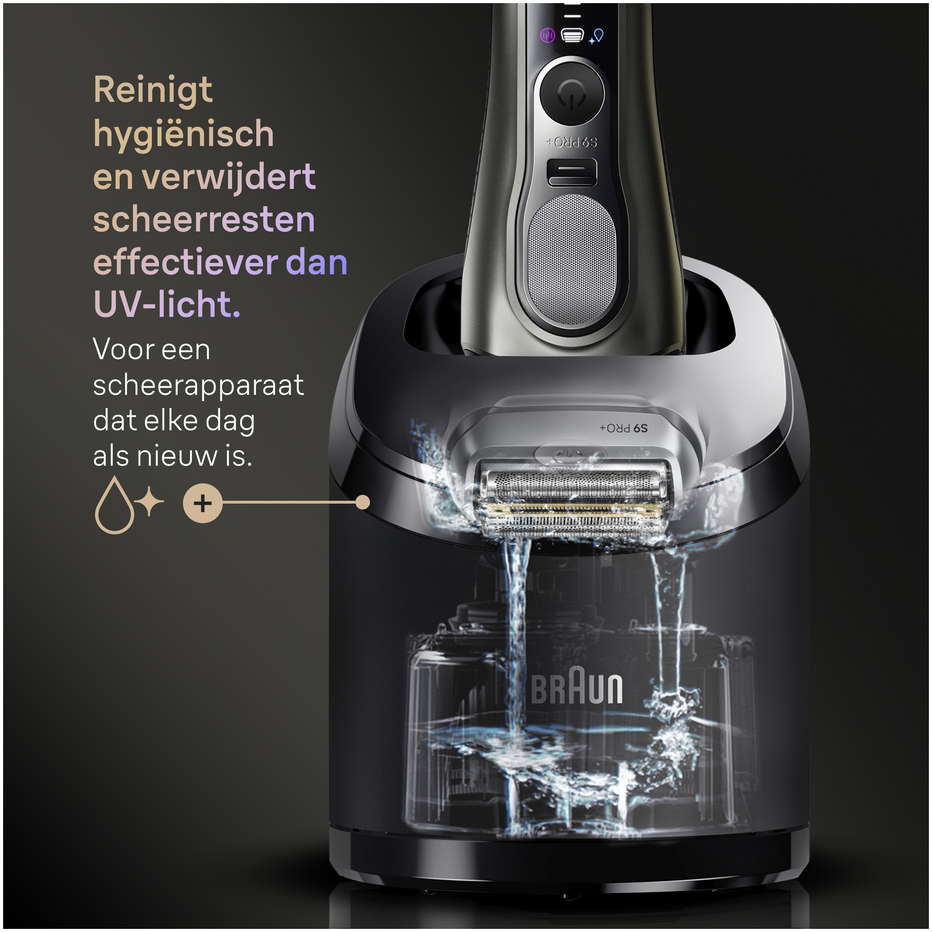 Braun Elektrisch Scheerapparaat Series 9 Pro+ 9655cc