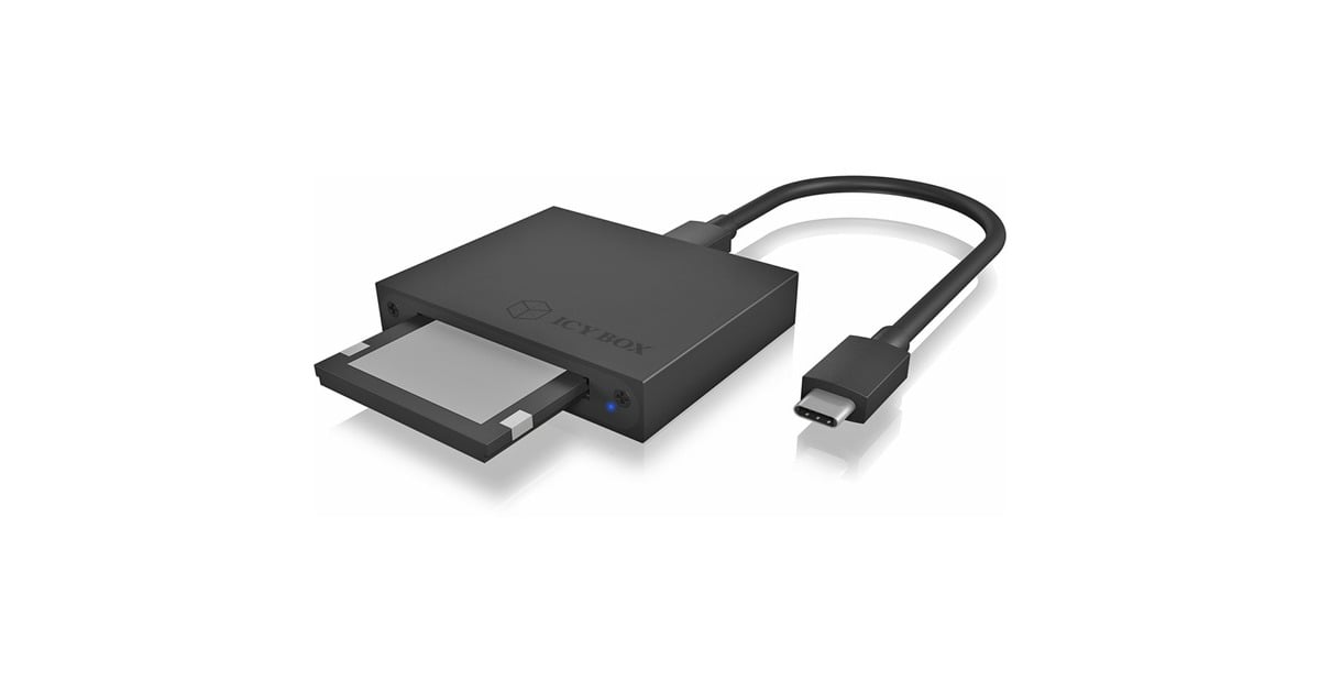 ICY BOXIB-CR402-C31 card reader kaartlezer  (Zwart, USB-C 3.2 (10 Gbit/s))