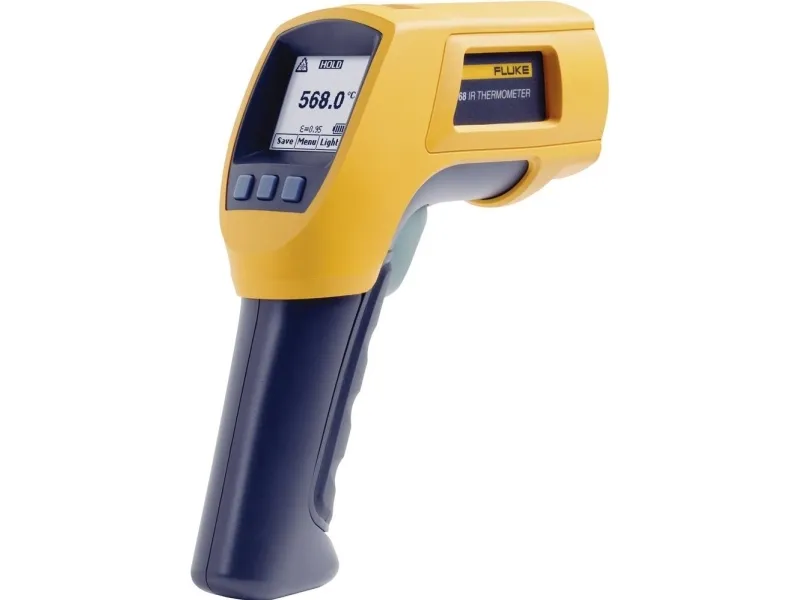 Fluke 568, F, °C, -40 - 800 °C, Sort, Gul, -40 - 1472 °F, 500 ms, 1,9 cm