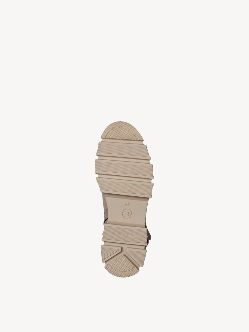 Enkellaarsje - beige warme voering