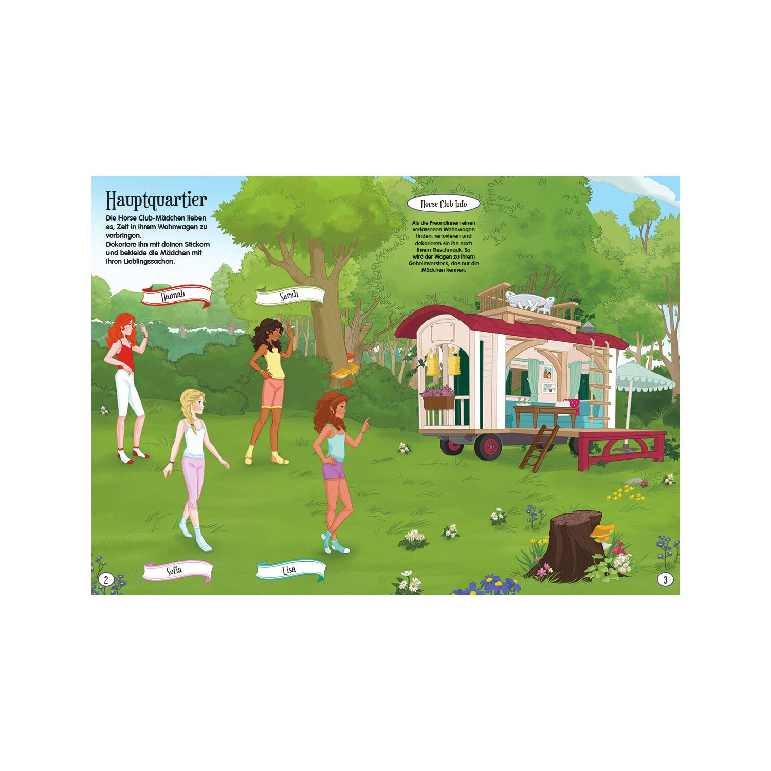 Schleich HORSE CLUB Anziehen mit Stickern