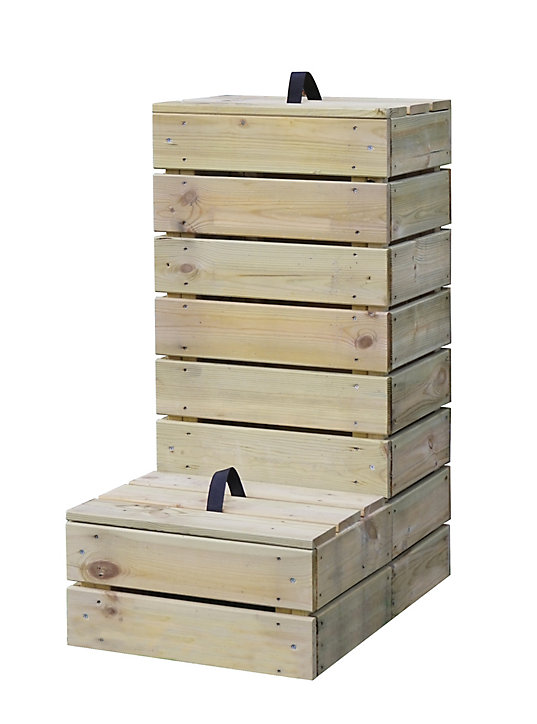 Composteur Forestyle en bois 95 L