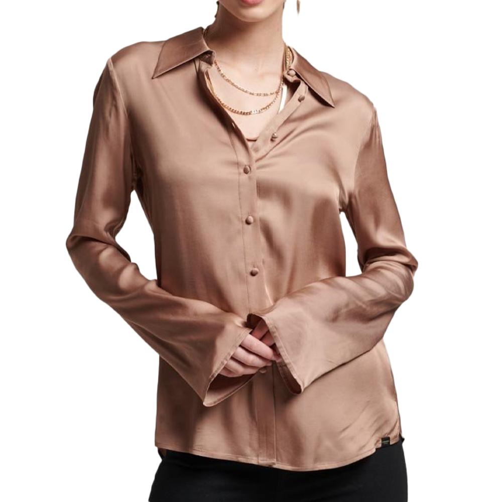Superdry Chemise Marron Femme Superdry Studios
