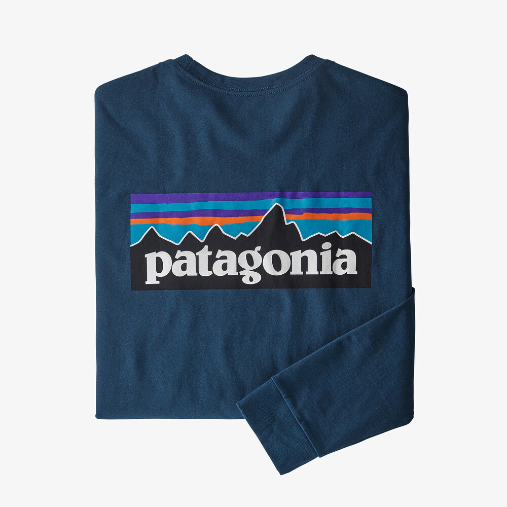 Patagonia L/S P-6 Logo Responsibili-Tee, M's<br>Kjenn på stoffet! Super behagelig