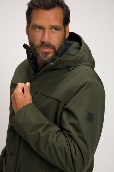 Parka, Kapuze, viele Taschen
