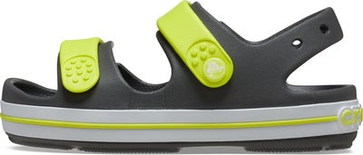 Crocs Crocband Cruiser Kids Sandaler, Slate Grey/Acidity