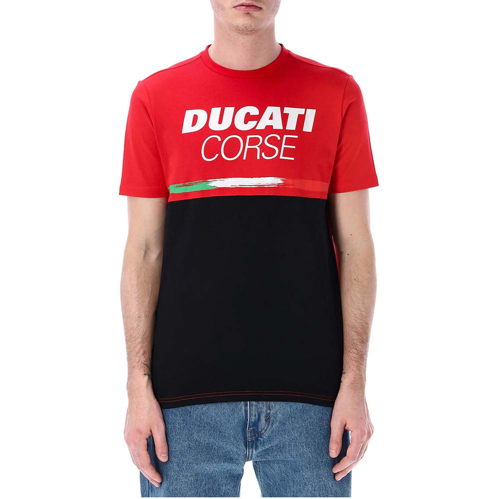ducati racing - T-shirt Corse N°3 Noir / Rouge