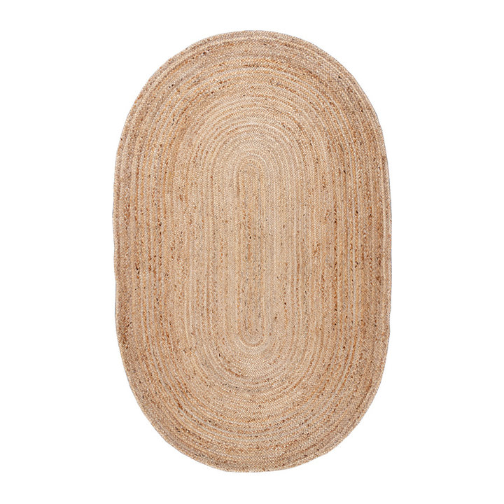Jute vloerkleed - Fair Ovaal Naturel | Terug naar de natuur