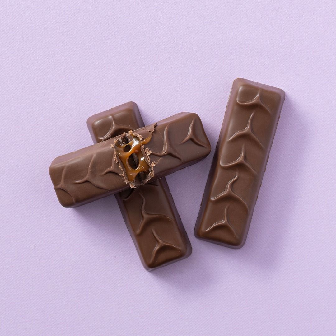 Choc bars pecan/karamel 3 stuks