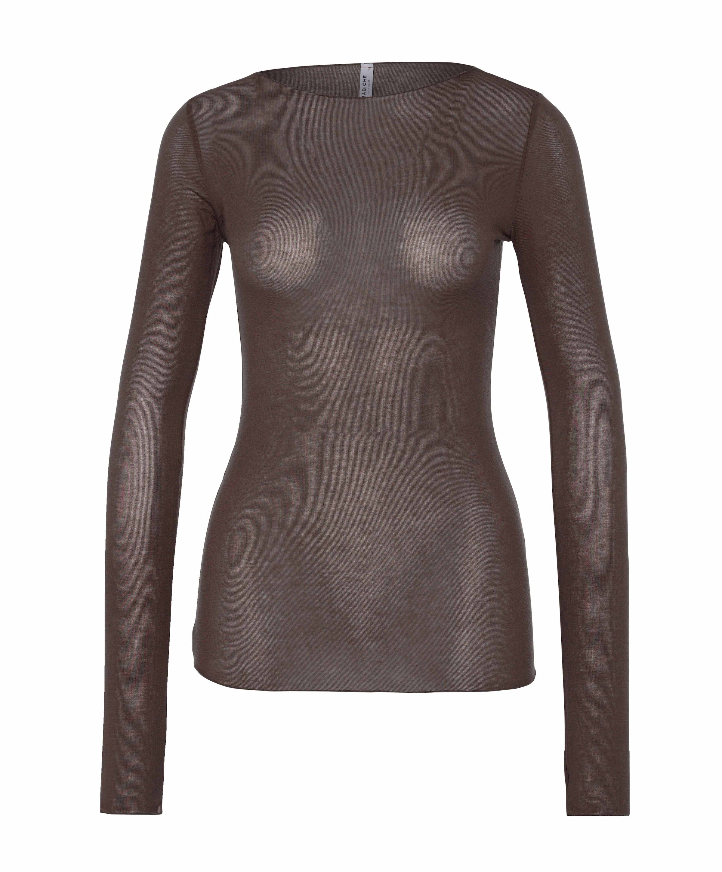 Babiche Dames longsleeve bruin