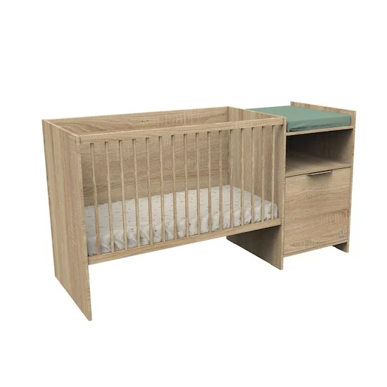 Azur Lit combiné transformable   Chêne doré        de               Sauthon Baby's Sweet Home