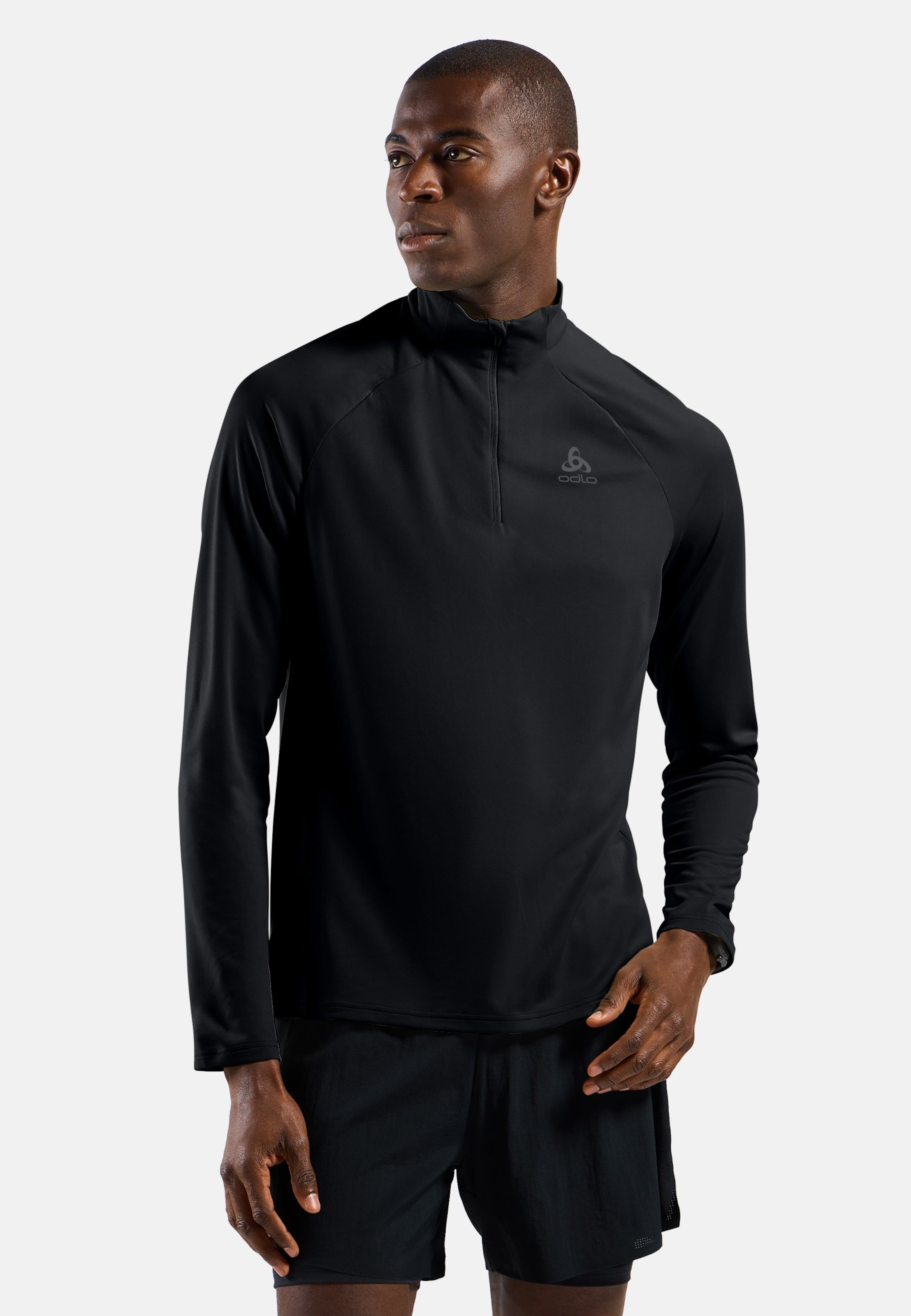 Herren Essentials Mid Layer in black - black