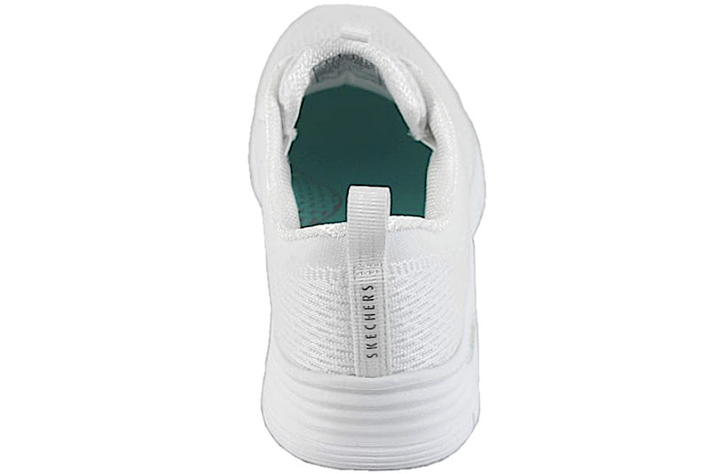 SKECHERS GLEAMING SNEAKERS I HVIDT TEKSTIL
