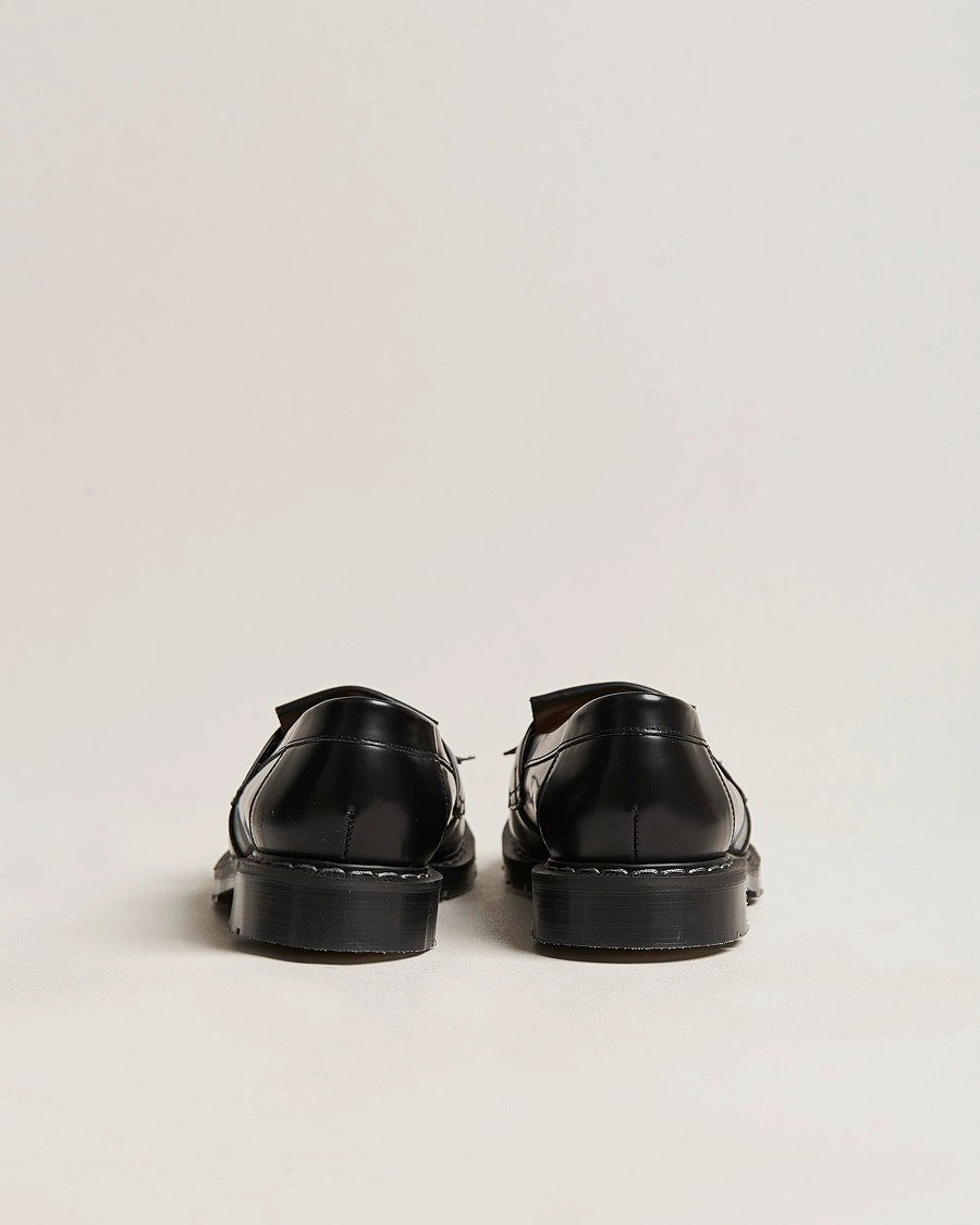 Solovair Tassel Loafer Black Shine