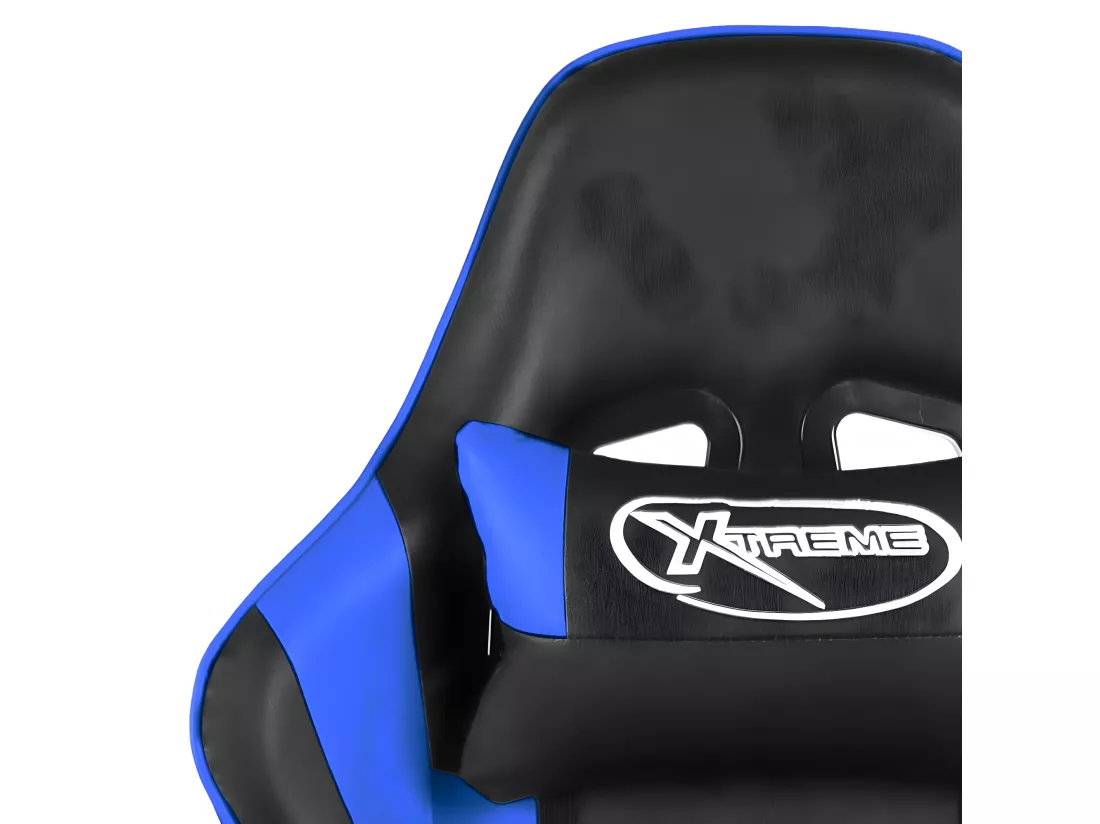 Chaise de jeu pivotante Bleu PVC