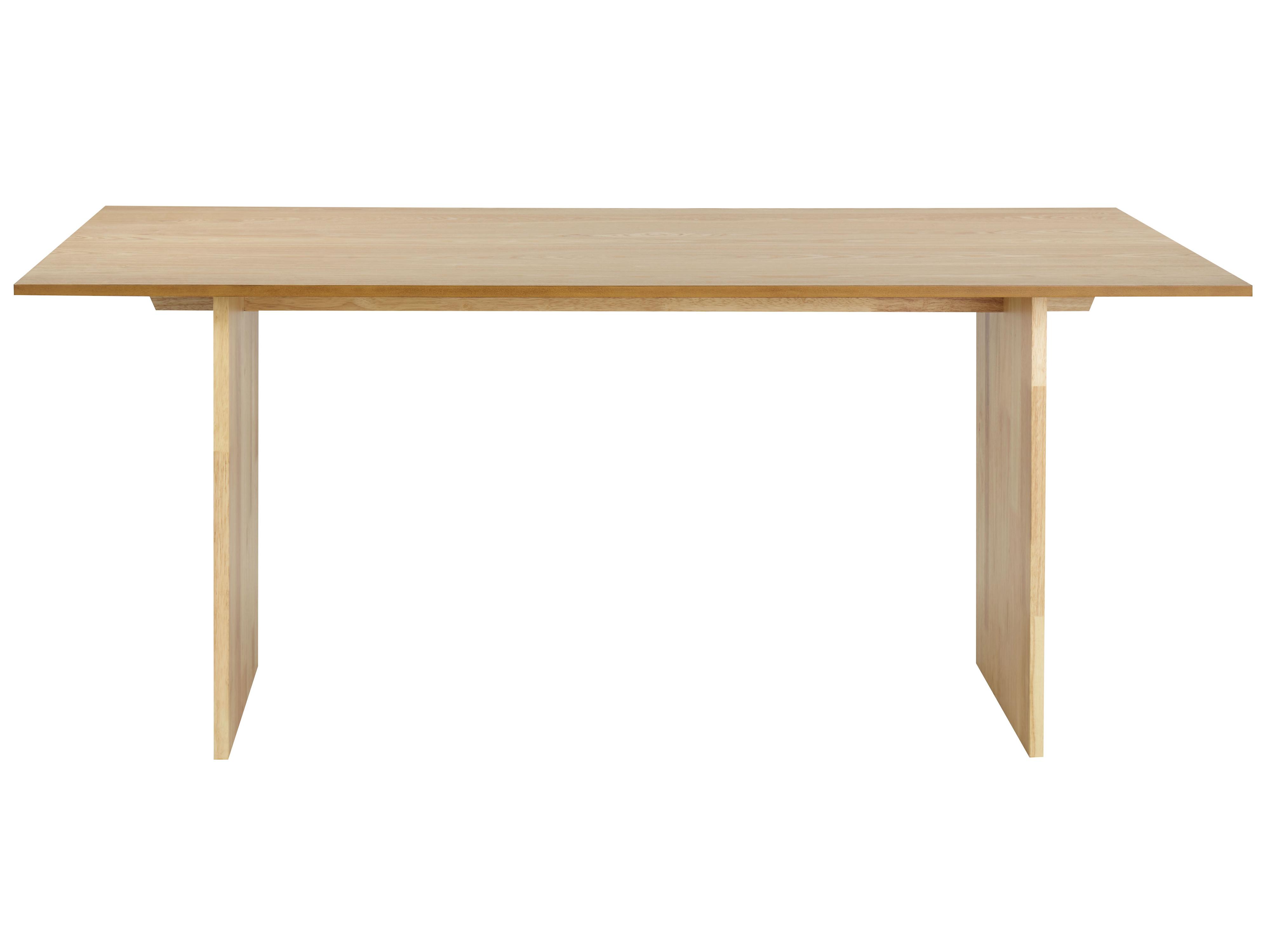 Eettafel MOORA Natuurlijk essenhout 90 cm 180 cm