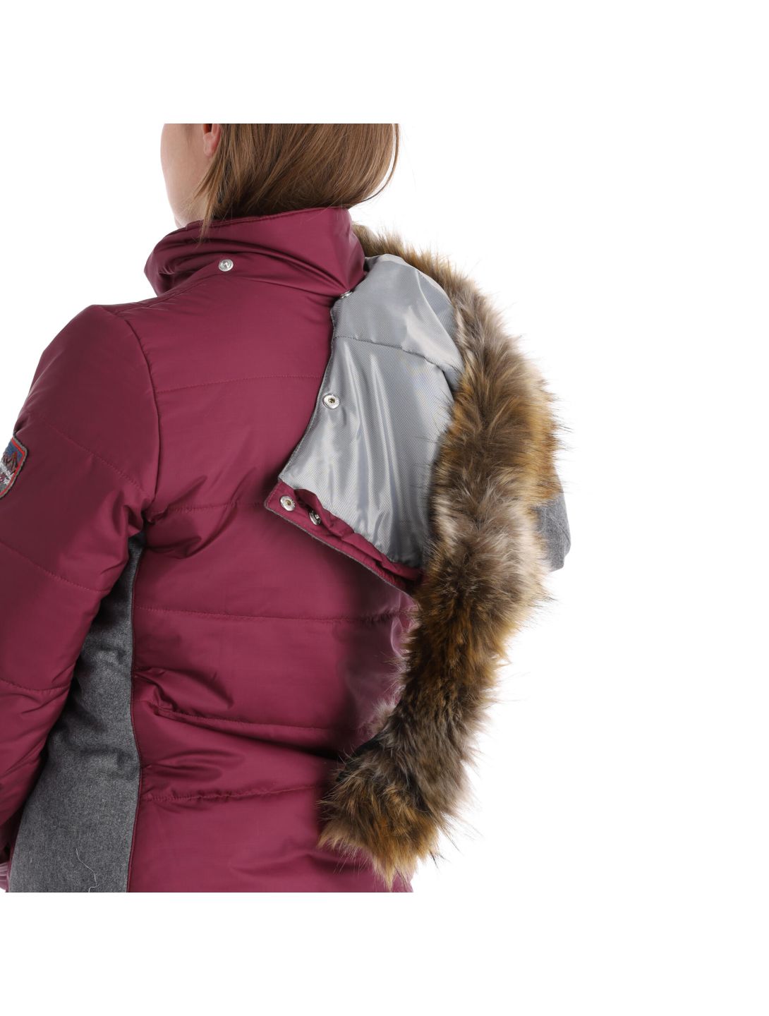 Stongerhohe ski-jas dames