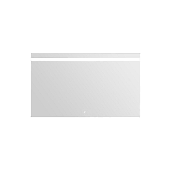 Miroir de salle de bains lumineux LED 70 x 120 cm, argenté, MPGlass Kelme