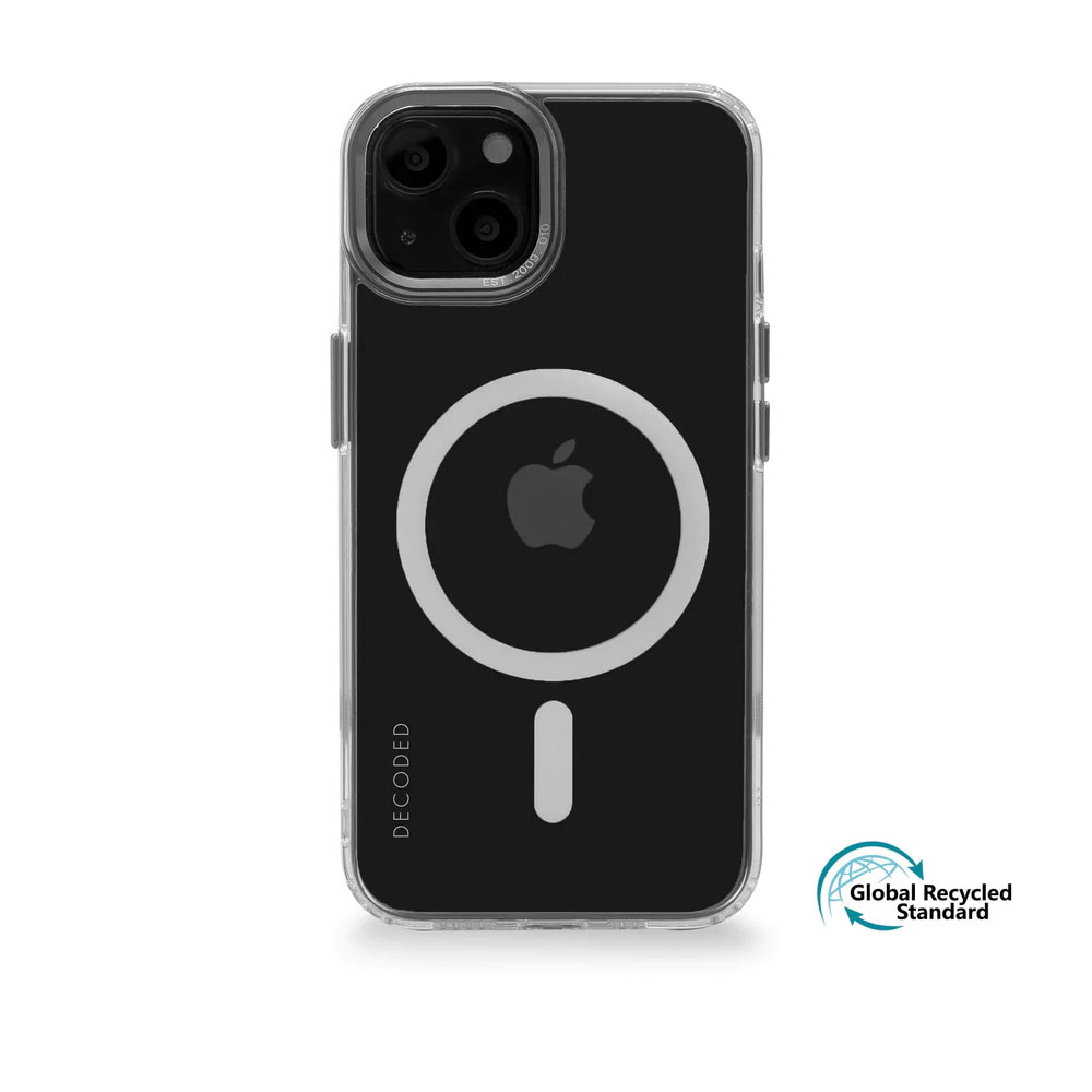 iPhone 14 MagSafe ClearCase Schutzhülle aus Recycelten Materialien (D23IPO14BCT2AE) - Transparent