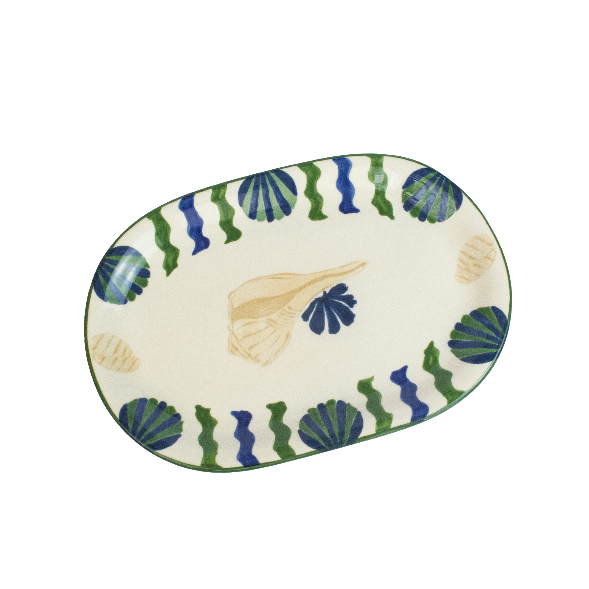 Plat ovale en céramique « Caracoles VP- AC » (Lot de 2)