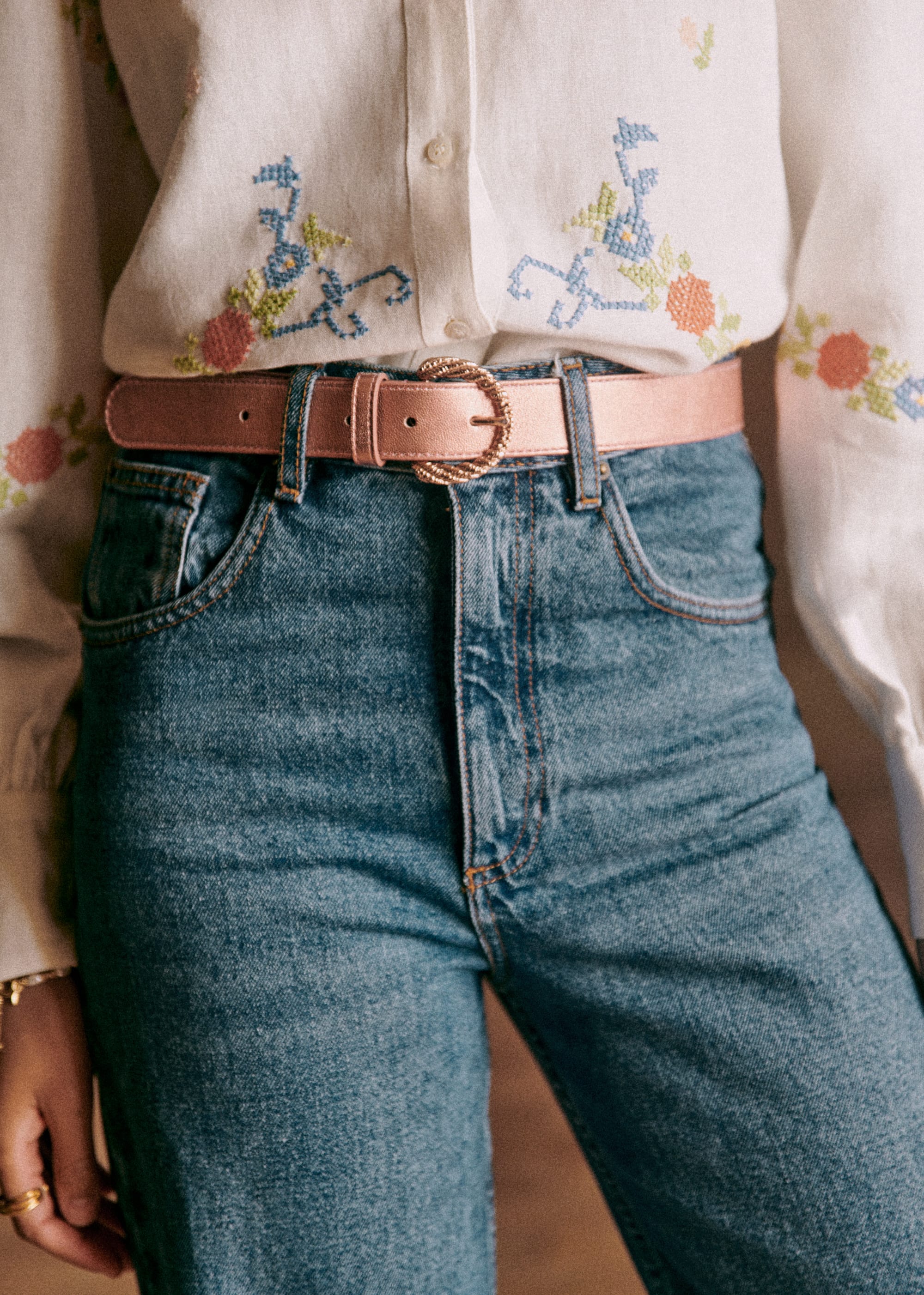 Ceinture Thelma - Champagne - E-SHOP/CEINTURES 5905899