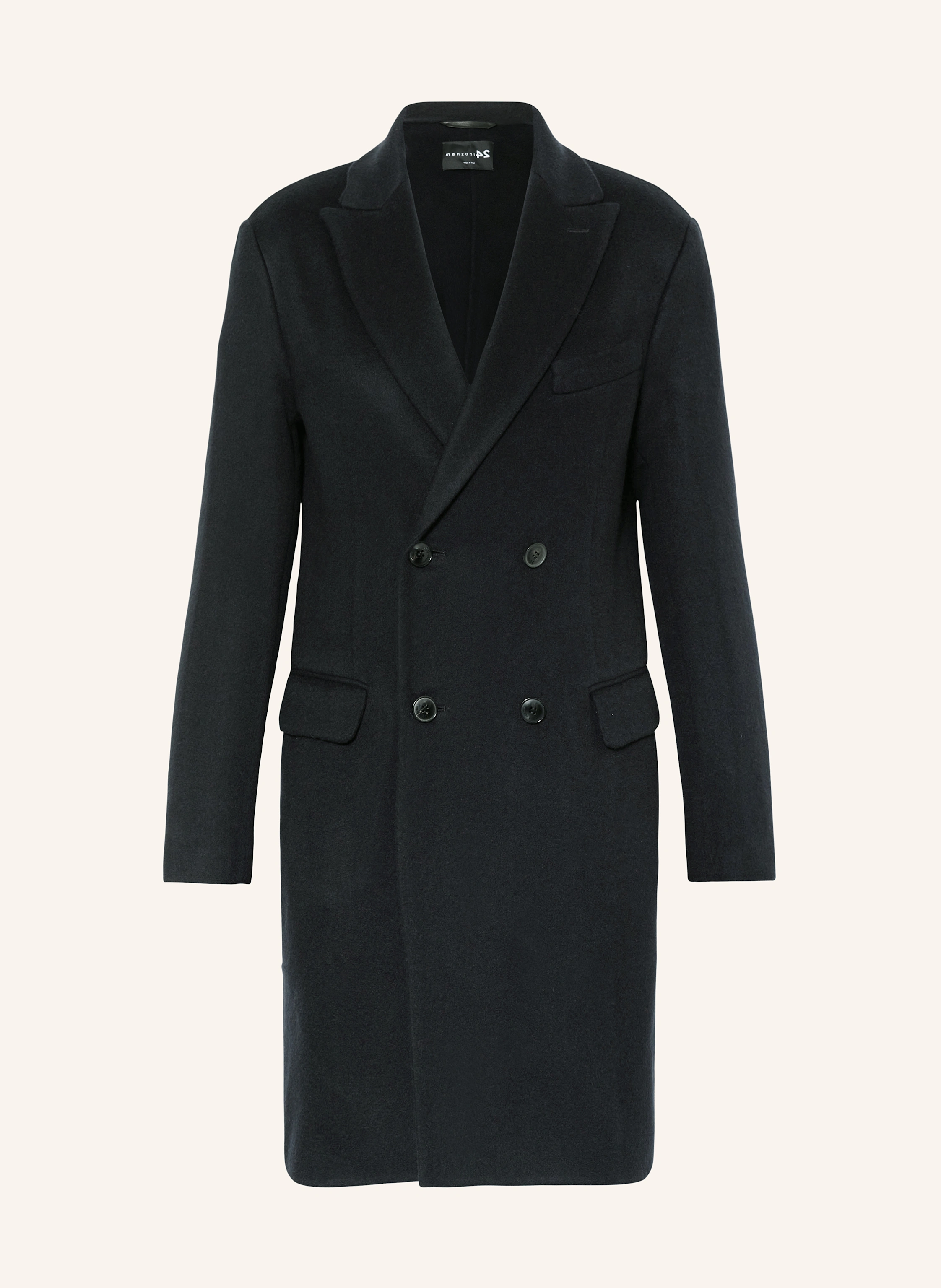 manzoni 24 Wollmantel mit Cashmere