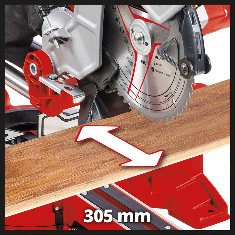 Einhell TC-SM 216 radiaal afkort- & verstekzaagmachine 1.600W 216mm