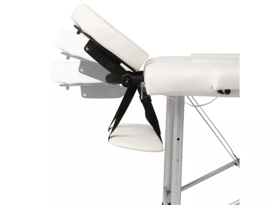 Table pliable de massage blanche 186 x 68 x 59 cm 02_0001875
