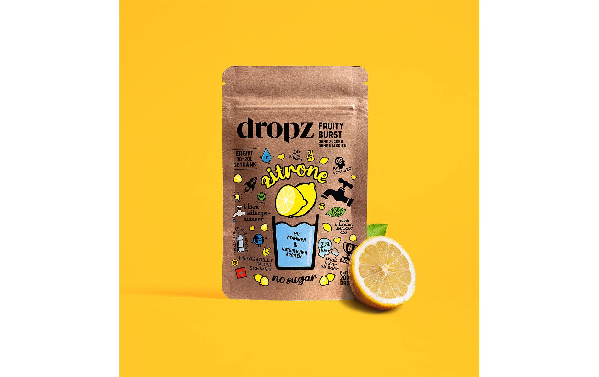 Fruity Burst – Zitrone 1 Beutel à 20 StückFür leckere Erfrischungsgetränke ohne mühsames Schleppen von Flaschen