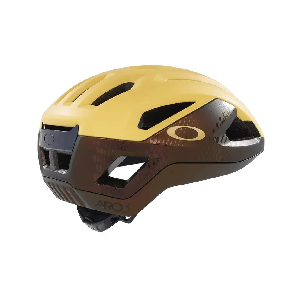 Oakley ARO3 Endurance MIPS Race Fietshelm Geel/Bruin