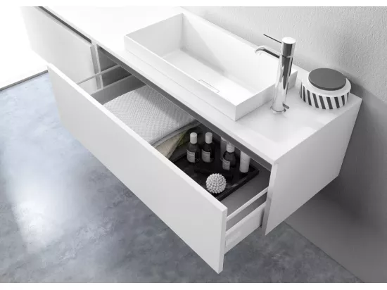 Ensemble salle de bain 6 pièces AURORA blanc