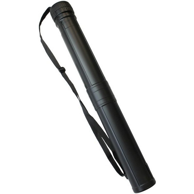 Tube à dessin téléscopique avec capuchons vissés étirable jusqu’à 120cm, diamètre 80mm