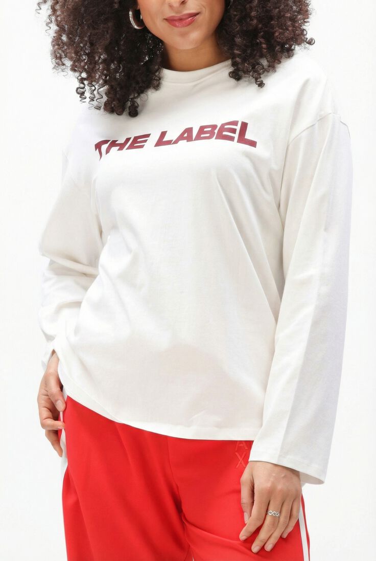 witte alix the label tops & t-shirts ladies knitted the label longsleeve top
