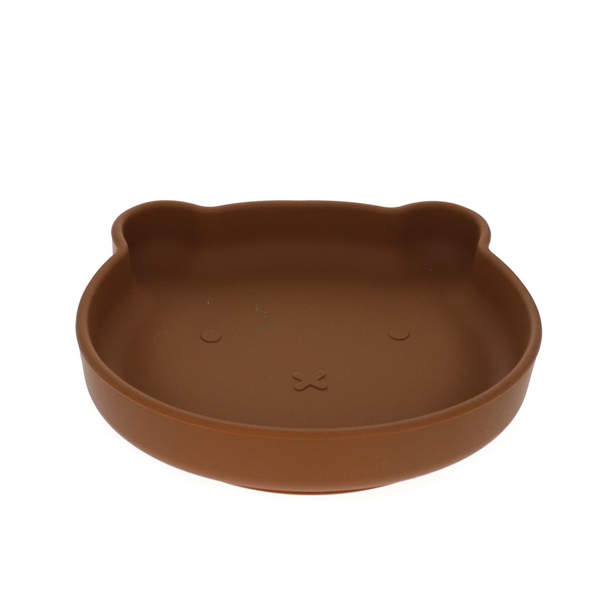 Assiette ours silicone camel Pause goûter
