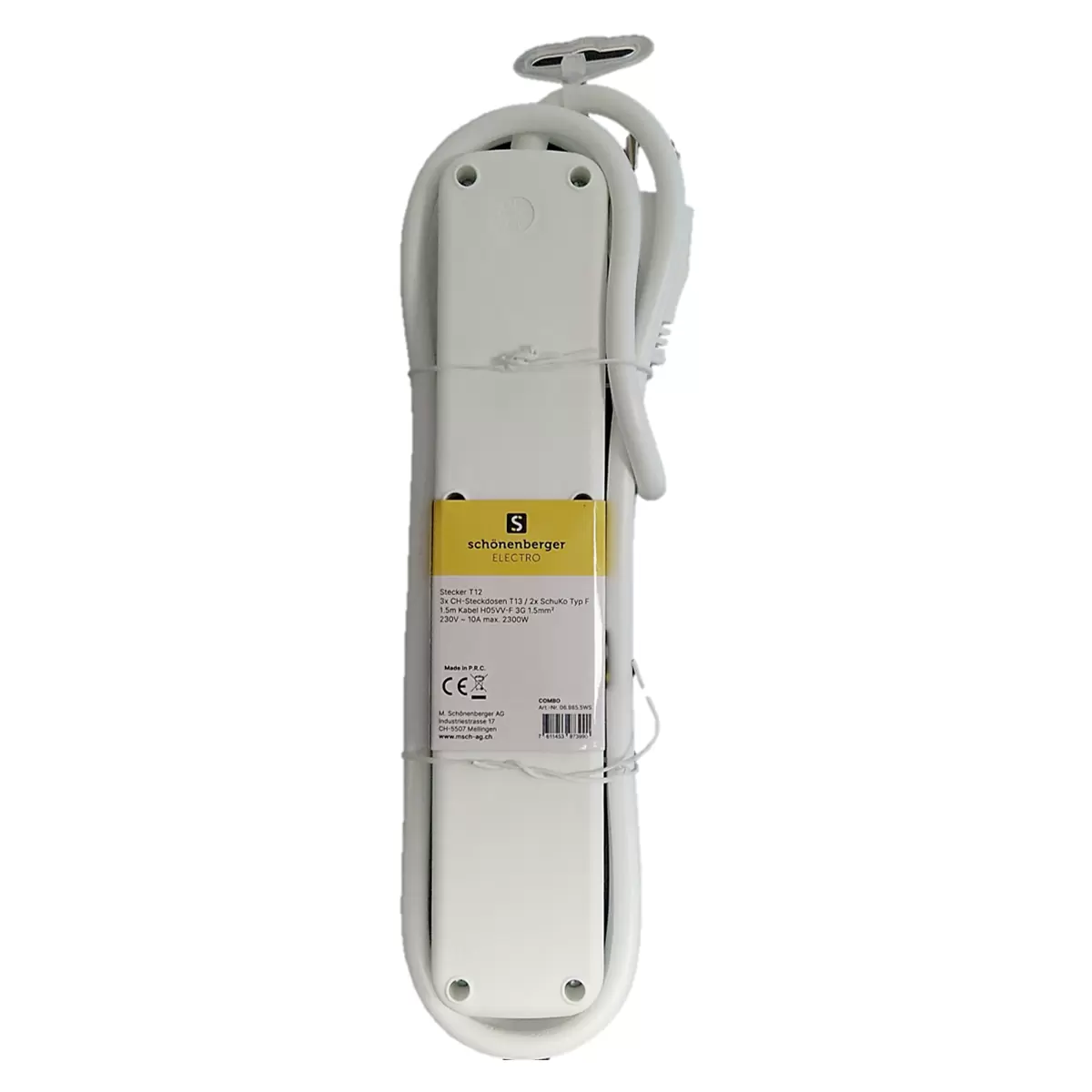Steckdosenleiste 3xT13 weiss