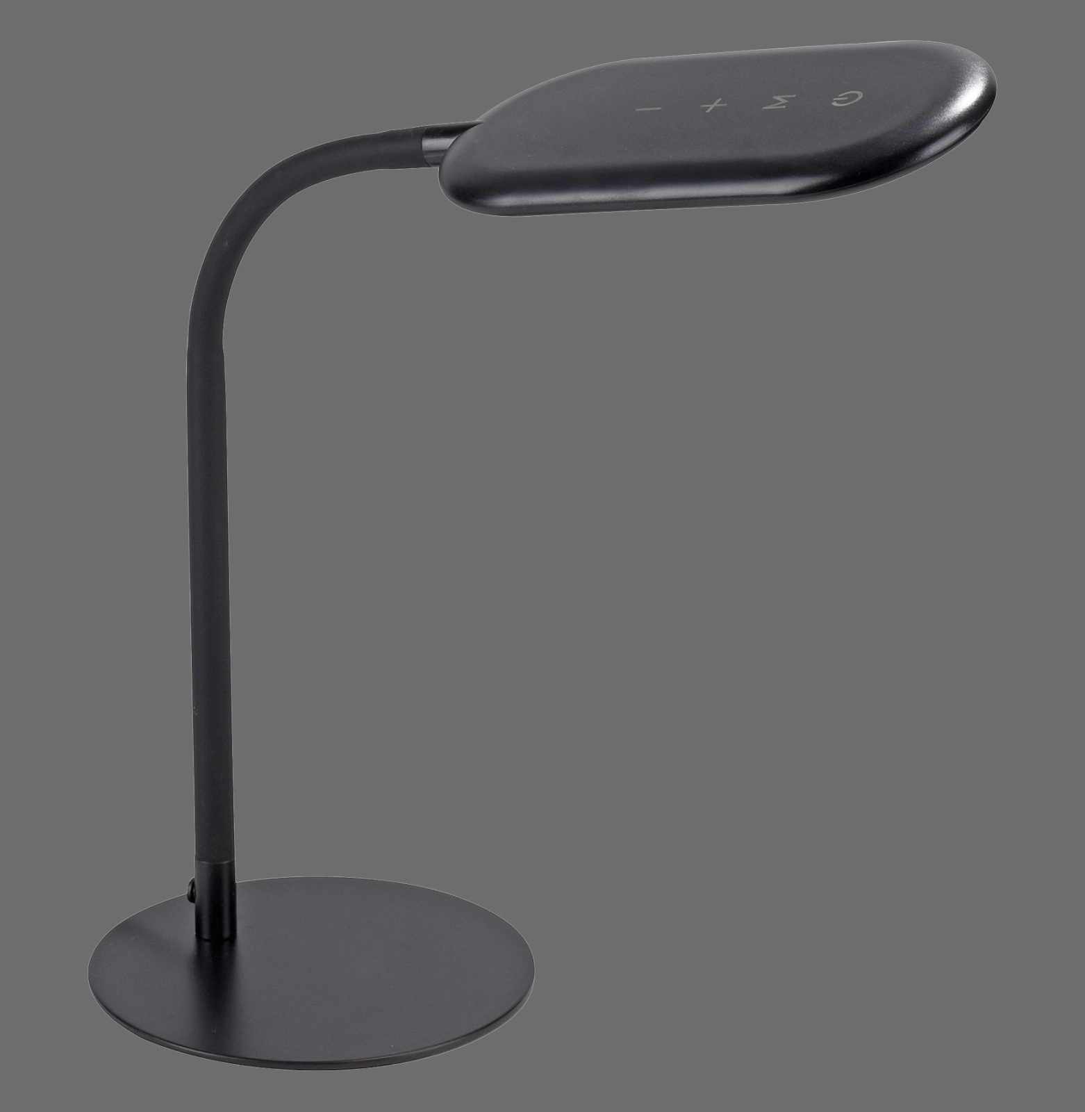 LED-Schreibtischleuchte - schwarz - dimmbar - 59 cm hoch
