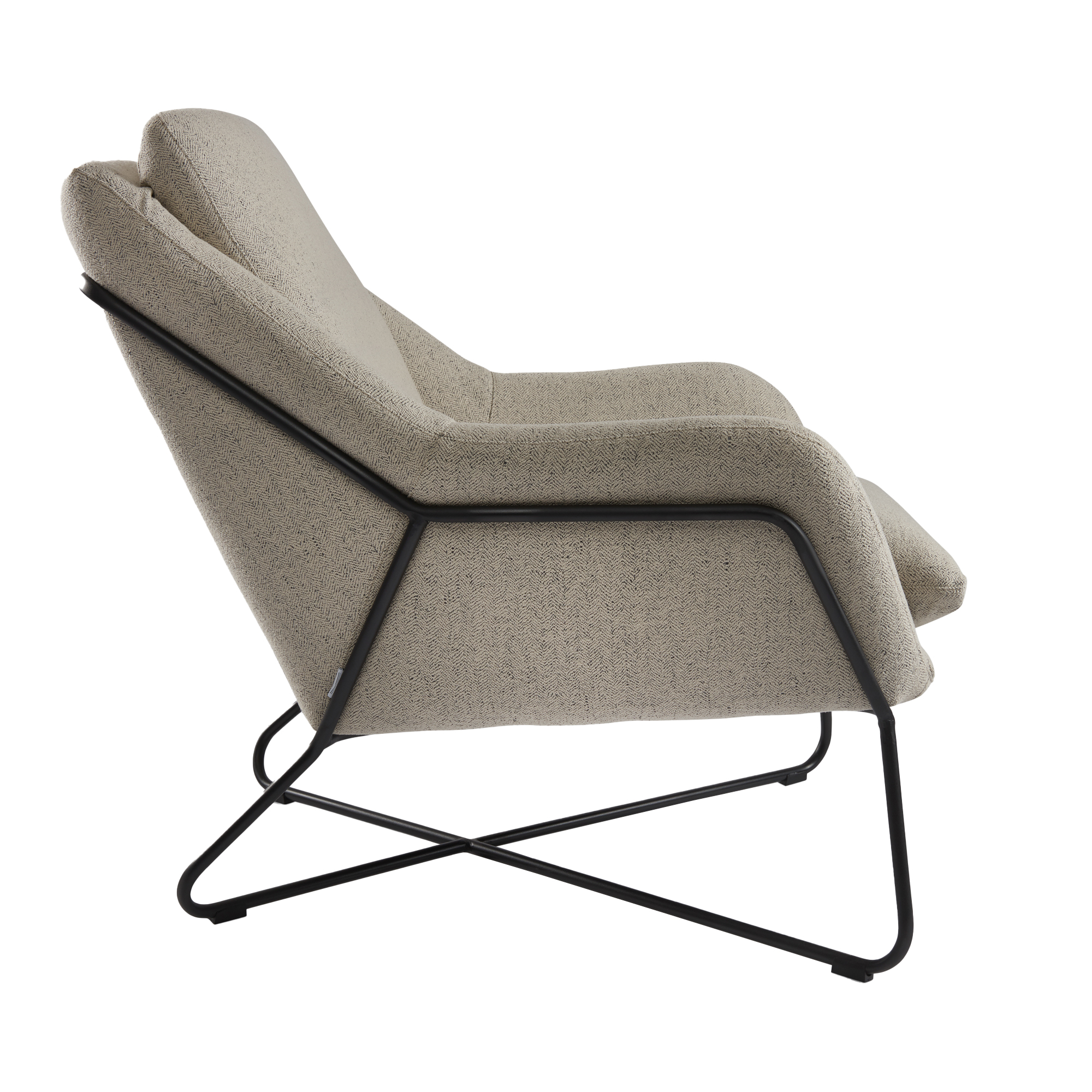 Fauteuil Waltz lugano taupe